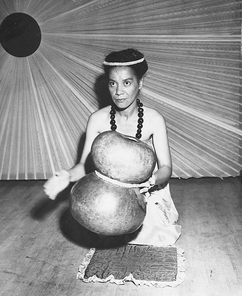 'Iolani Luahine became a pioneer in the movement to restore the hula to its ancient Hawaiian roots in the late '60s and 1970s. (Via WikiCommons)