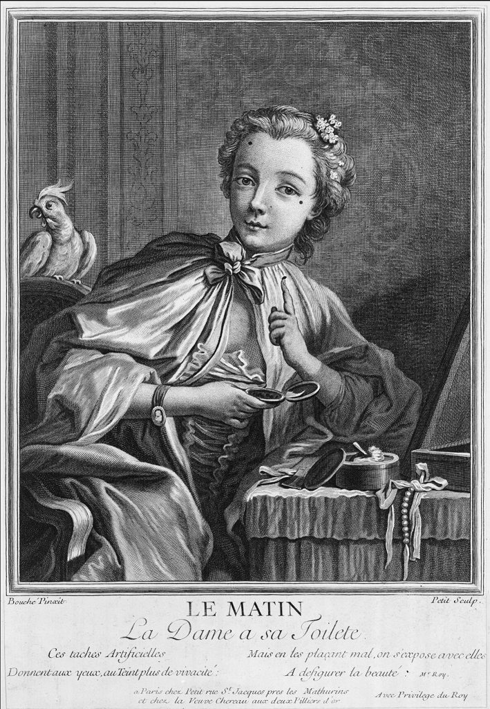 "The Morning: The Woman at Her Toilet" by Gilles-Edme Petit, c. 1745-1760. Via the Metropolitan Museum of Art. (Click to enlarge)