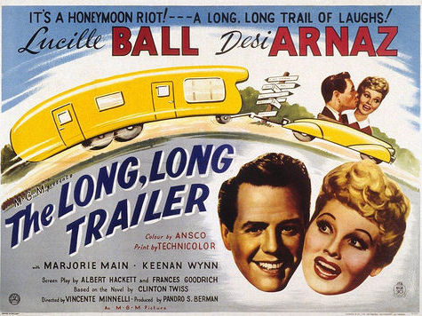 Lucille Ball and Desi Arnaz's 1953 comedy, "The Long, Long Trailer" boosted mobile-home and travel-trailer sales in the 1950s.