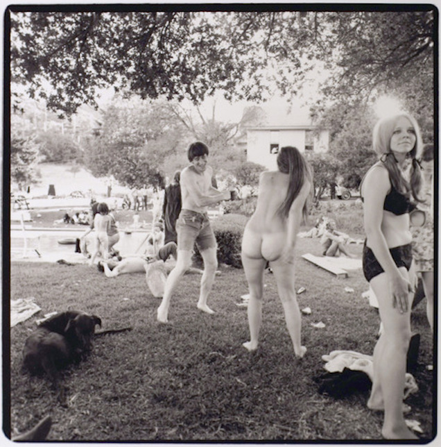 A party at Rancho Olompali, late spring, 1966. Photograph by Herb Greene.