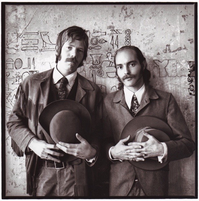 Dan Hicks (left) and Mike Ferguson in San Francisco, circa 1966.